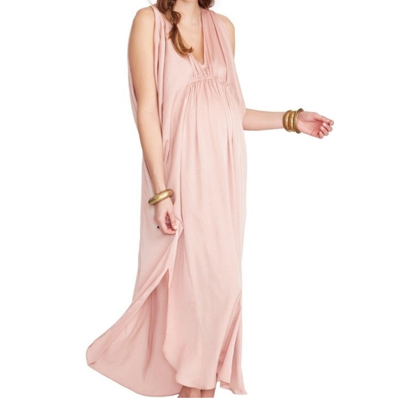 Hatch Naya Caftan Dress in Wild Aster - One Size - Picture 1 of 7